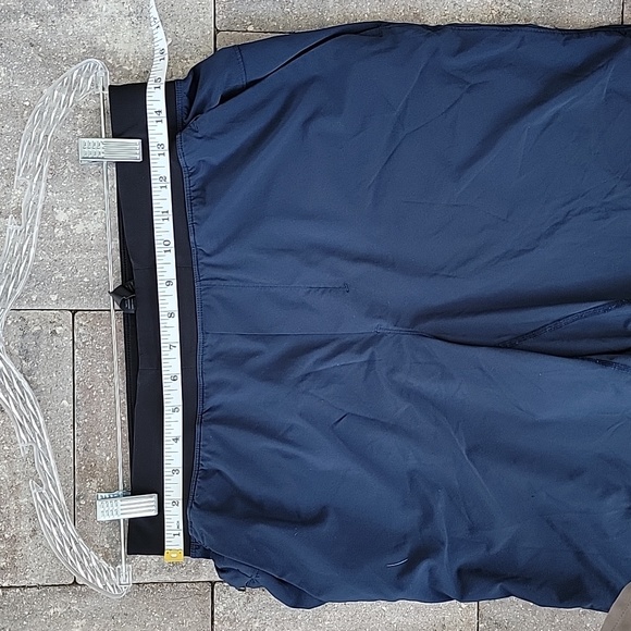 Lululemon T.H.E. Short 20 year Collection 9 in color is True Navy - Picture 7 of 11